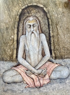 sage méditant en assise